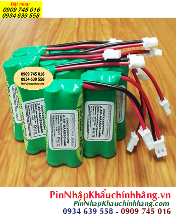 Pin sạc 2.4v-AAA550mAh, Pin điện thoại bàn không dây Panasonic 2.4v-AAA550mAh chính hãng 